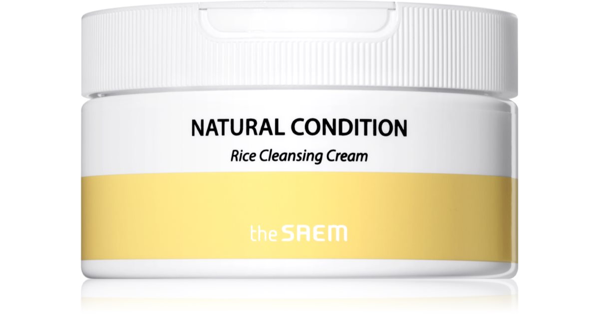 The Saem Natural Condition Rice дълбокопочистващ крем за освежаване и ...