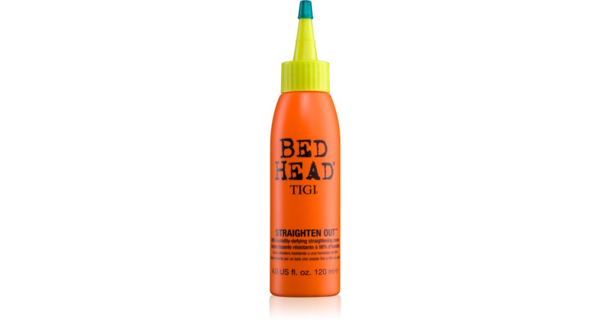 Tigi Bed Head Straighten Out Straighten Out 98 Humidity Defying Straightening Cream Notinoie 