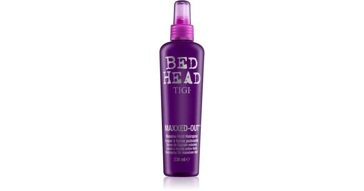 TIGI Bed Head MaxxedOut laque cheveux fixation extra forte notino.be