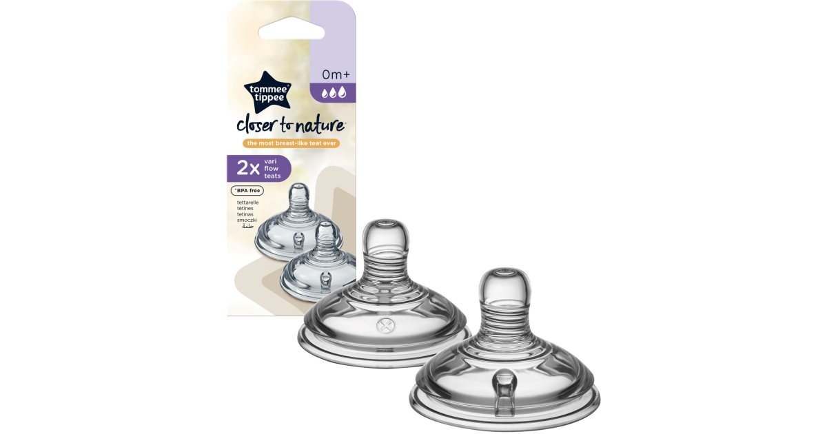 Tommee Tippee Advanced Anti Colic Variflow Teats For Newborn