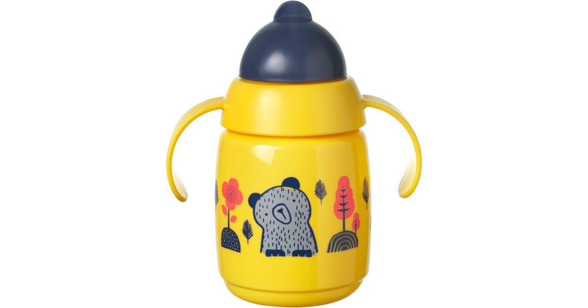 Tommee Tippee Superstar Straw Cup Yellow hrnek s brčkem | notino.cz