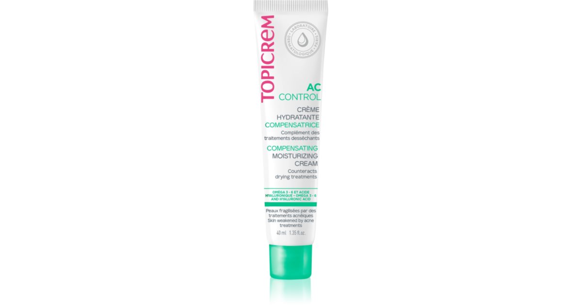 Topicrem AC Compensating Moisturizing Cream drėkinamasis kremas riebiai ...