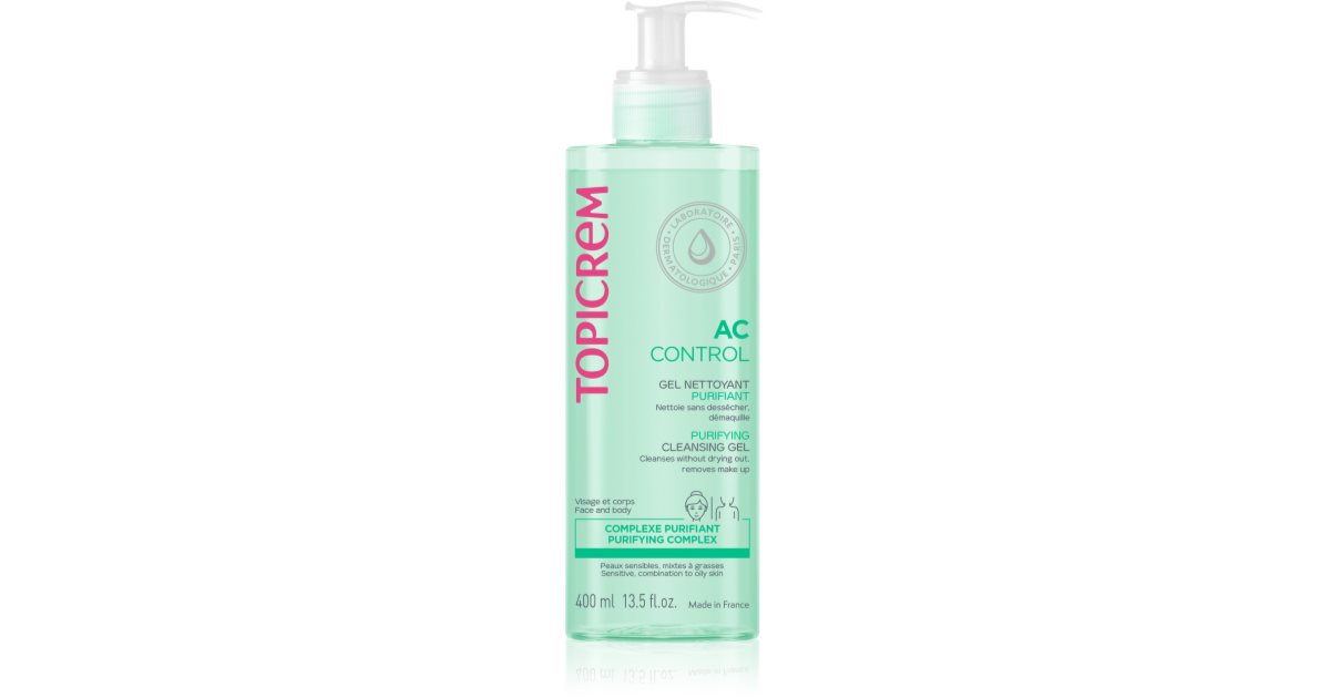 Прегледи на Topicrem AC Purifying Cleansing Gel дълбоко почистващ гел ...