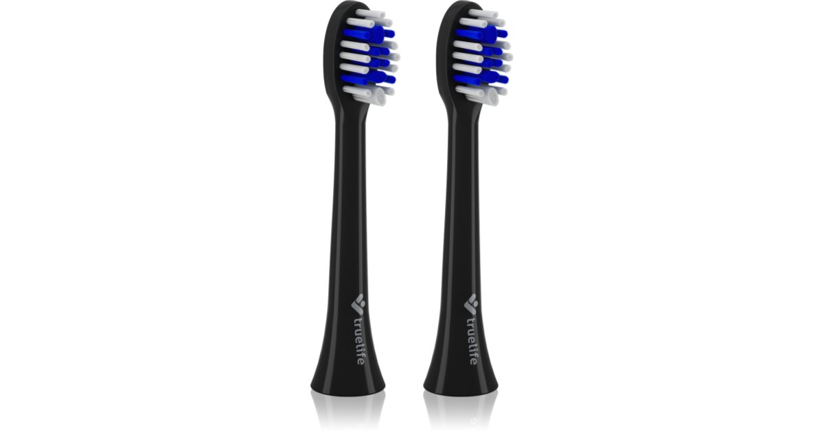TrueLife SonicBrush Compact Heads Black Whiten toothbrush replacement