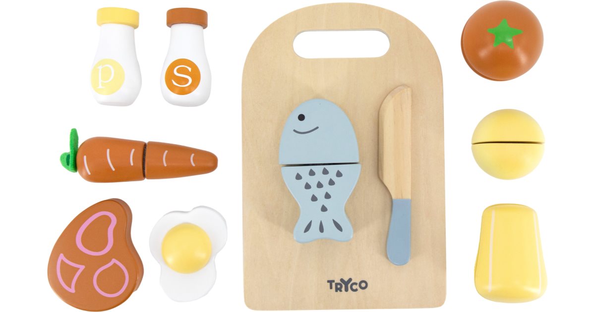 Tryco Wooden Chopping Board With Food toy wooden | notino.co.uk