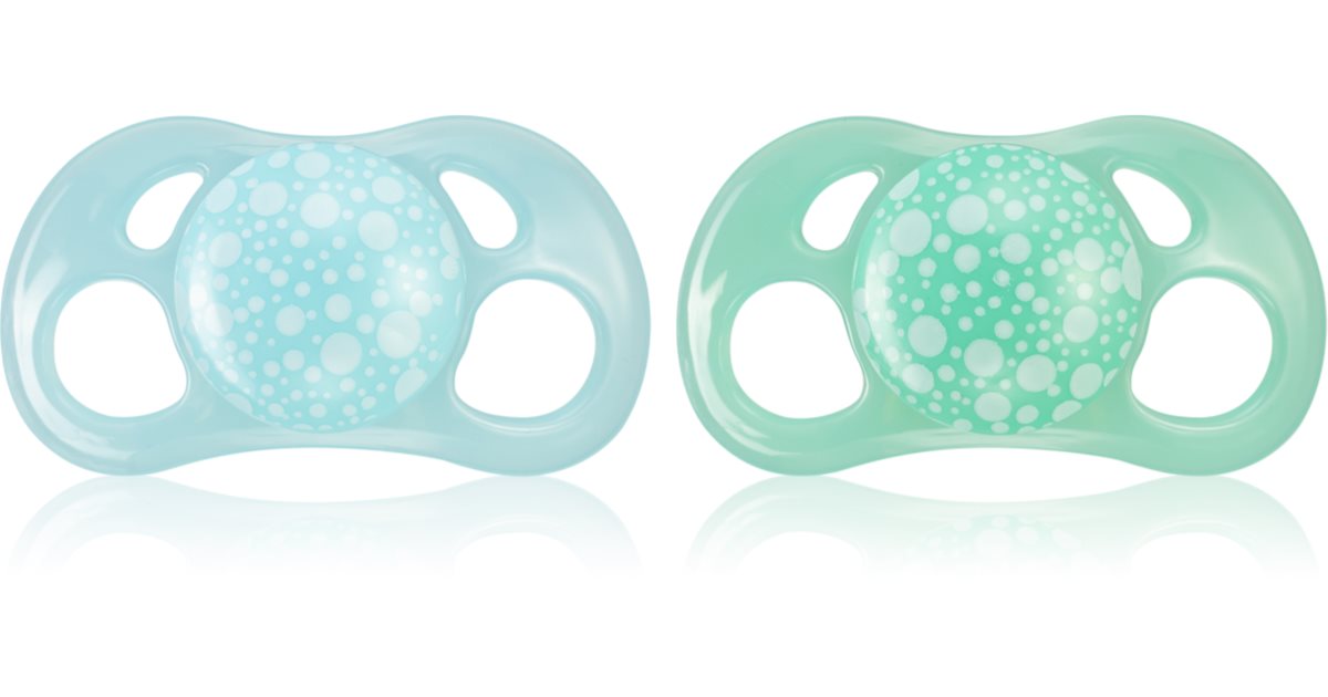 Tommee Tippee Me Me Ciuccio In Silicone Per Neonati – Forma Ortodontica Simmetrica, Reversibile, 0-6 E 6-18 Mesi, Senza BPA (Modelli Street Smart)