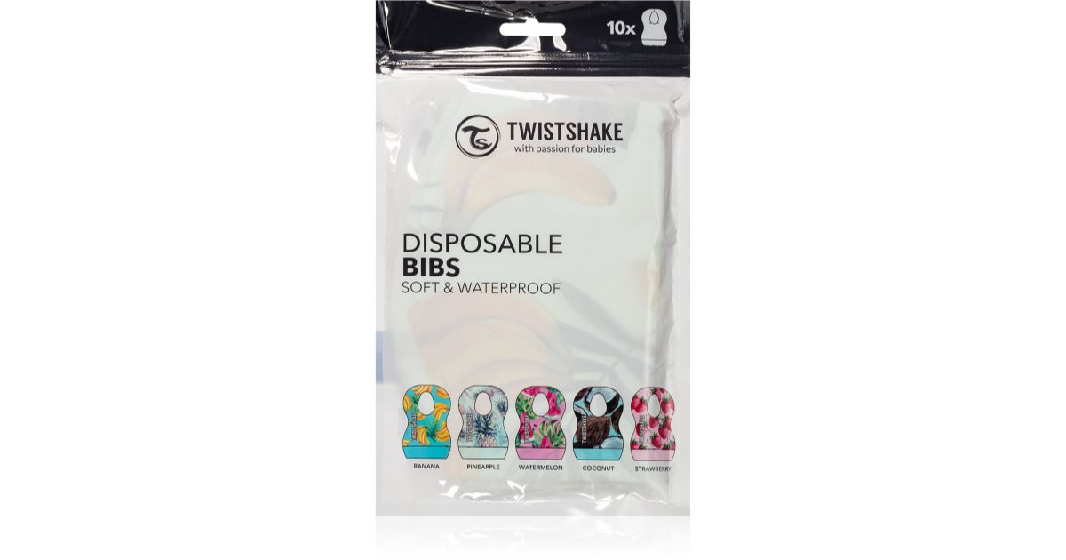 Twistshake Disposable Bibs bryndák jednorázový notino.cz