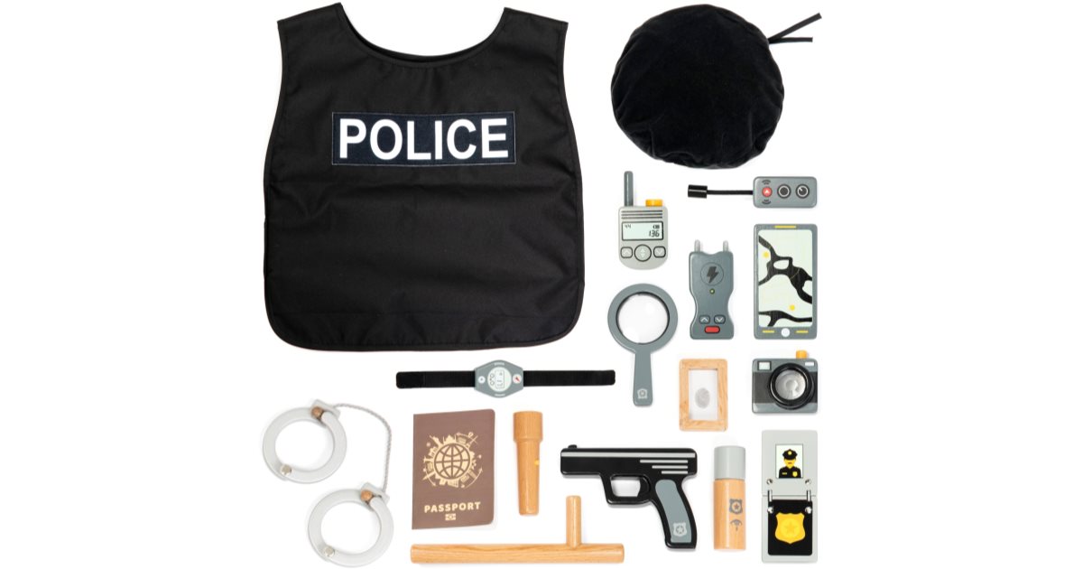 UMU Toys Police set jouet d�???�veil en bois | notino.be