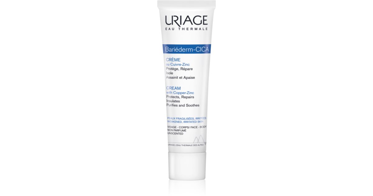 Uriage Bariéderm Cica-Créme au Cuivre-Zinc crème réparatrice au cuivre ...