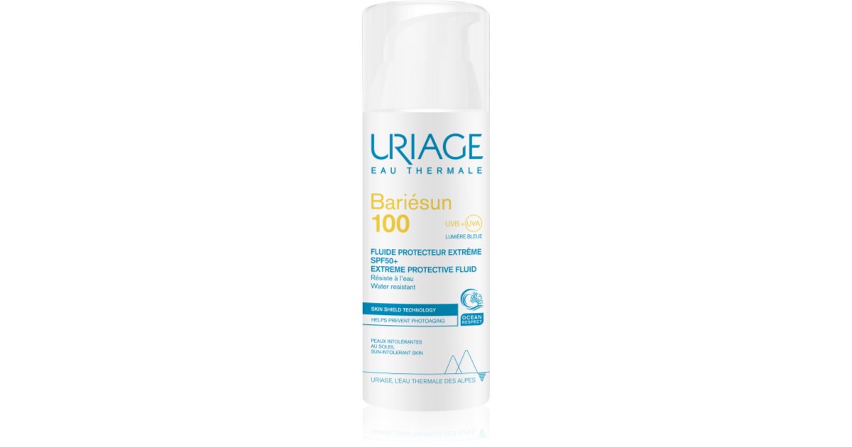 Uriage Bariésun 100 Extreme Protective Fluid SPF 50+ ochranný fluid pre ...