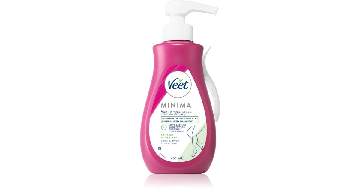 Veet Minima Dry Skin moisturising depilatory cream for dry skin notino