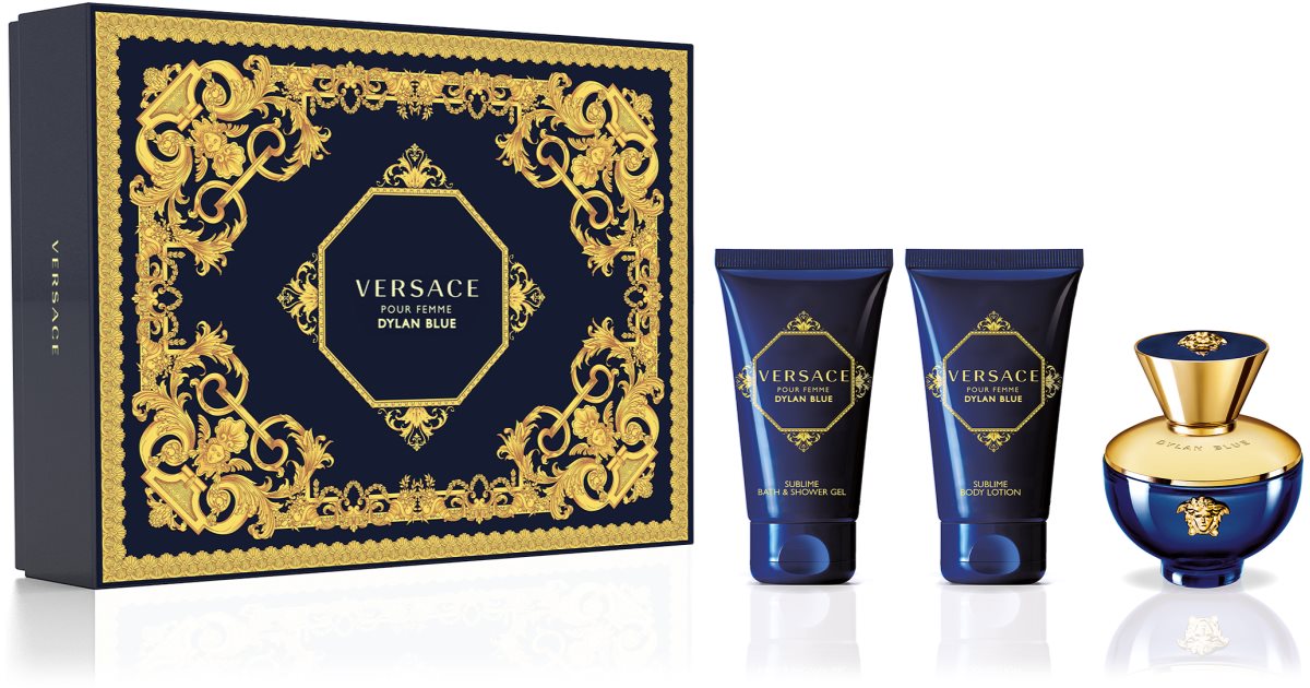 Versace dylan blue gift set online womens