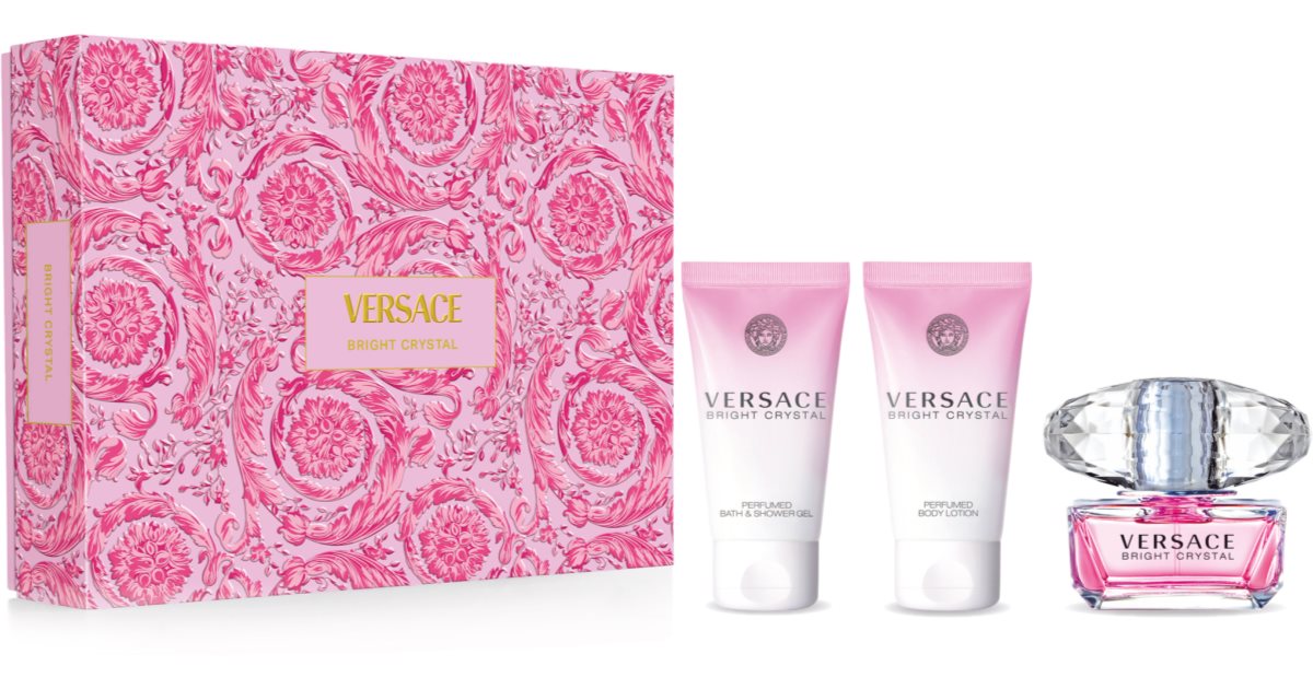 Versace Bright Crystal coffret para mulheres