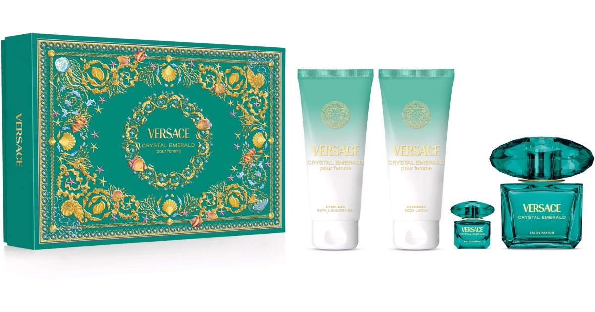 Versace Crystal Emerald подарунковий набір для жінок Великий