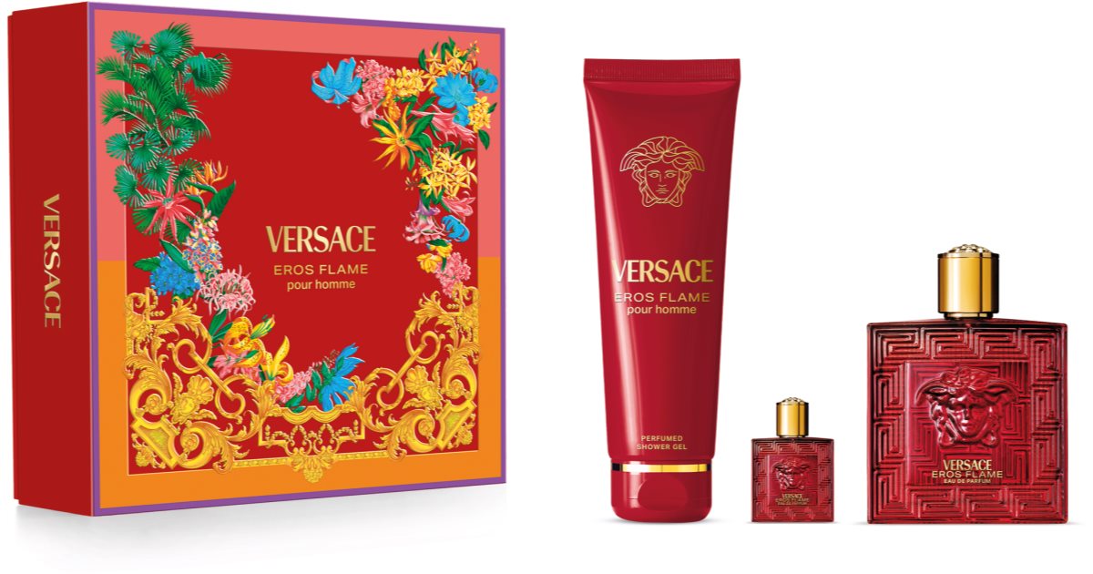 Versace Testing Kit Versace Eros Flame coffret para homens | notino.pt