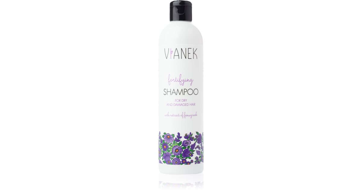 VIANEK Regenerationsshampoo 300 Ml – Vegan Mit Kräuterextrakten Für Strapaziertes, Trockenes Haar