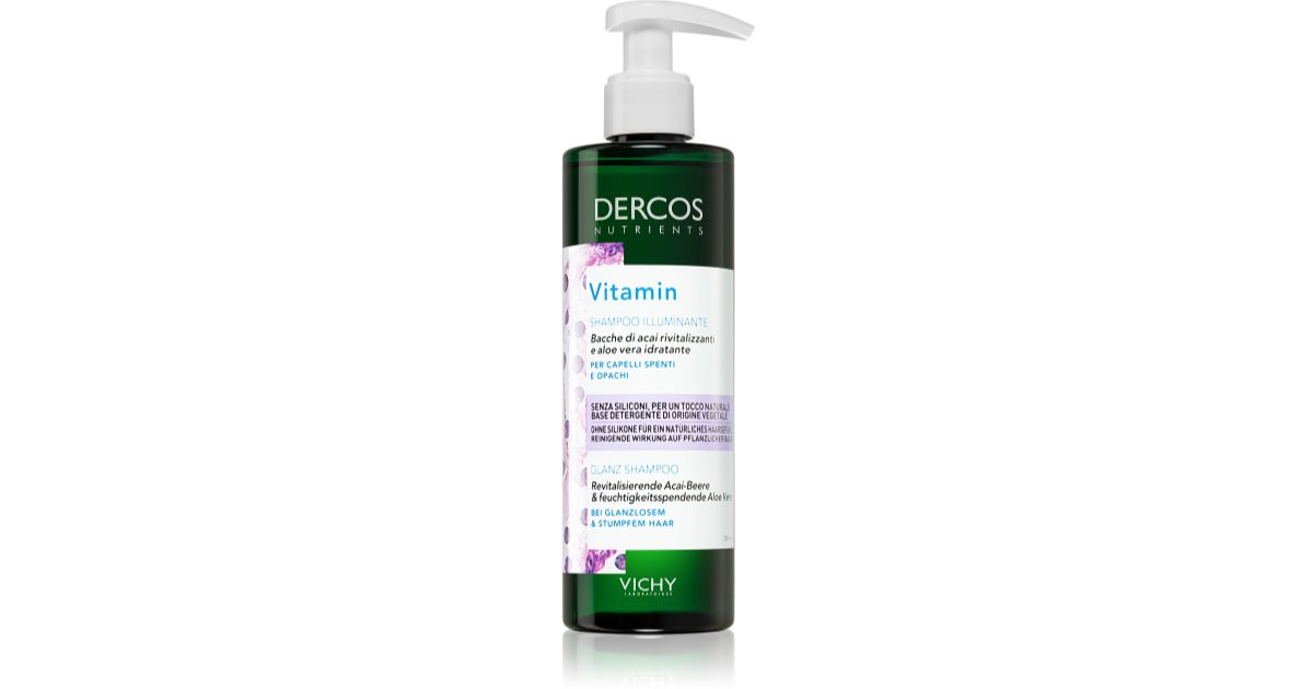 Vichy Dercos Vitamin A.C.E revitaliserende shampoo om futloos haar te
