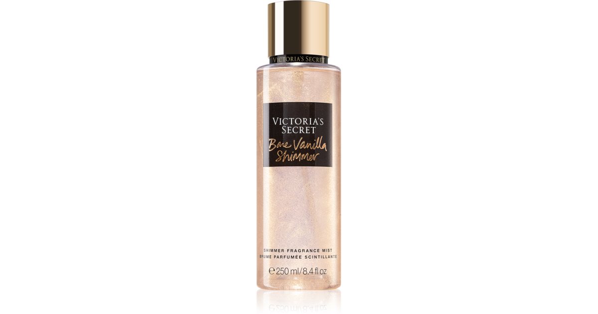 Victoria's Secret Bare Vanilla Shimmer Body Spray with glitter for women