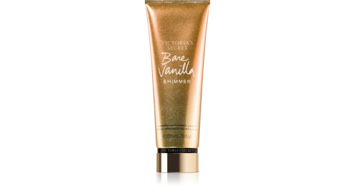 Victorias Secret Bare Vanilla Shimmer Leite Corporal Para Mulheres Notinopt 