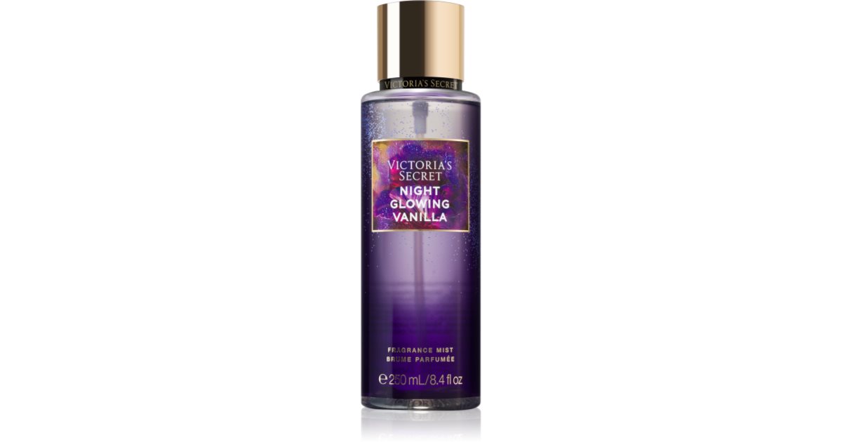 Victoria's Secret Night Glowing Vanilla spray corporal para mulheres