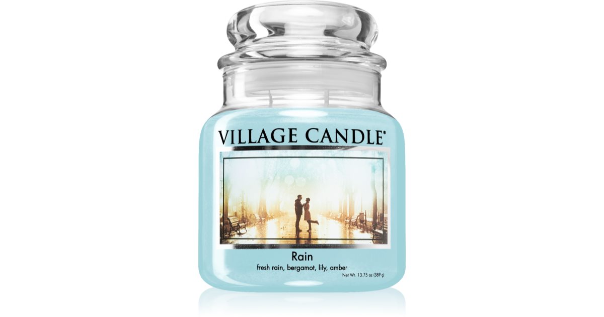 Village Candle Rain bougie parfumée (Glass Lid) notino.fr