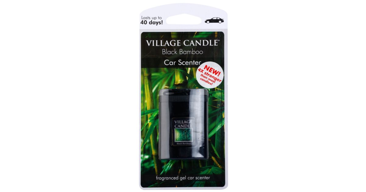 Village Candle Black Bamboo aроматизатор за автомобил 35 гр. Аромати