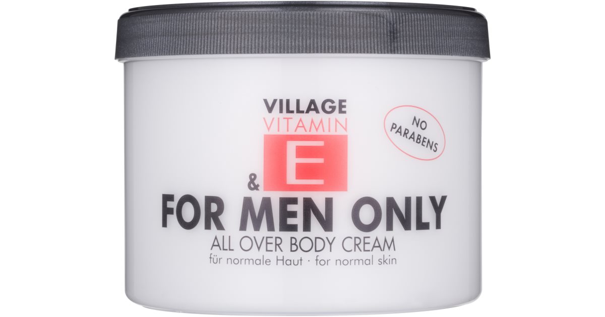 Village Vitamin E For Men Only Krpercreme fr Herren