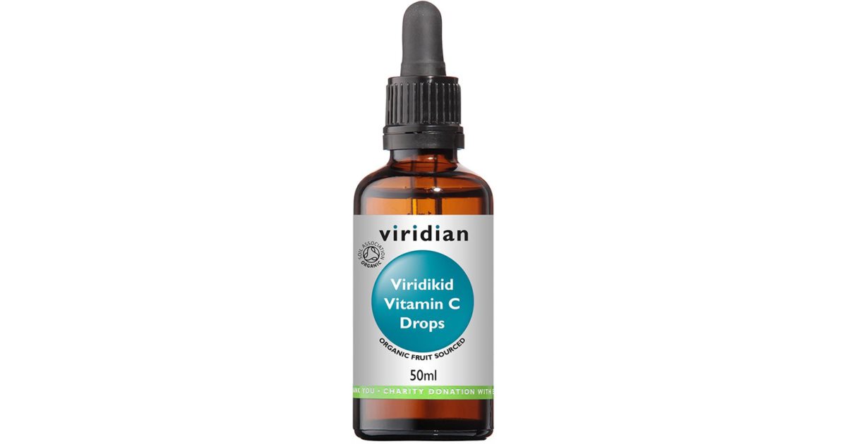 Viridian Nutrition ViridiKid Organic Vitamin C Drops kapky pro posílení