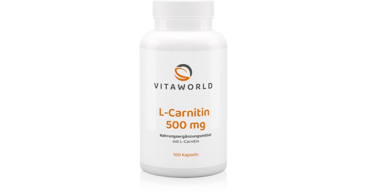 Vita World L-Carnitin 500 mg Kapseln für Sportler ✔️ notino.de