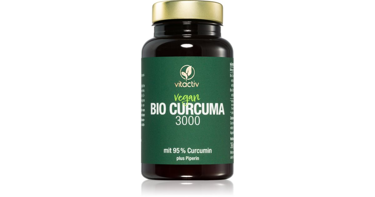Bio Curcuma Vitactiv BIO Curcuma 3000 Nahrungsergänzungsmittel für Ihr Wohlbefinden ...