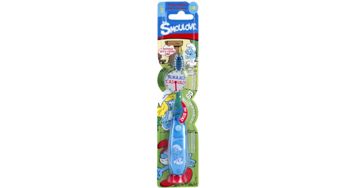 VitalCare The Smurfs Toothbrush for Kids with Flashing Timer notino.co.uk