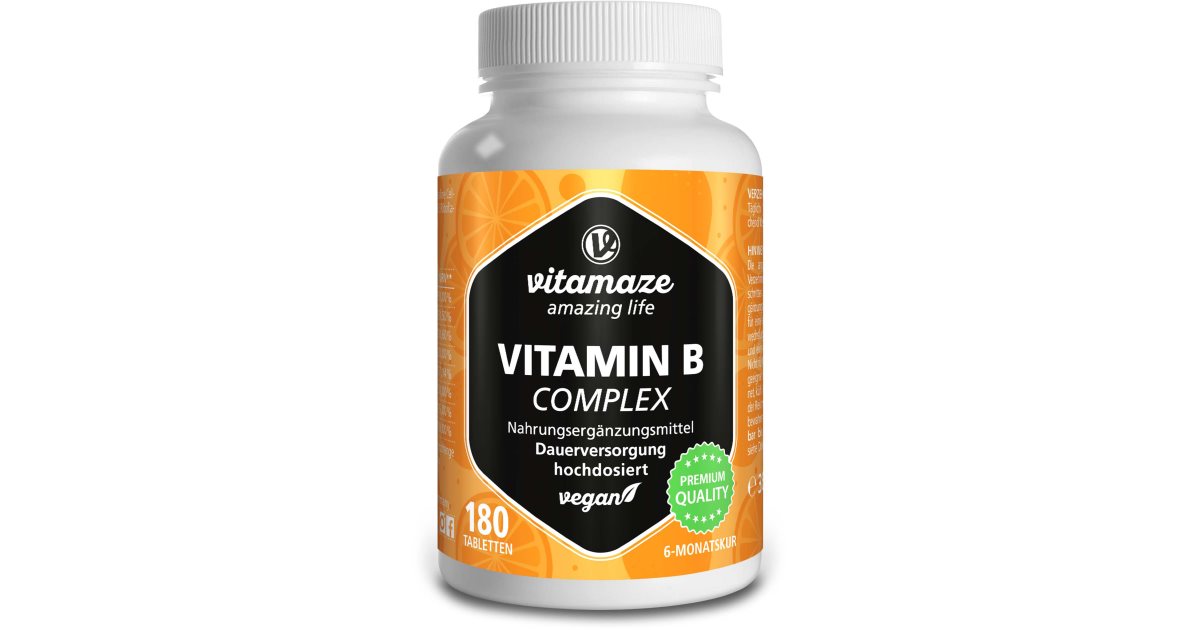 Vitamaze Vitamin B Complex High Dosage Kompleks Witamin Z Grupy B