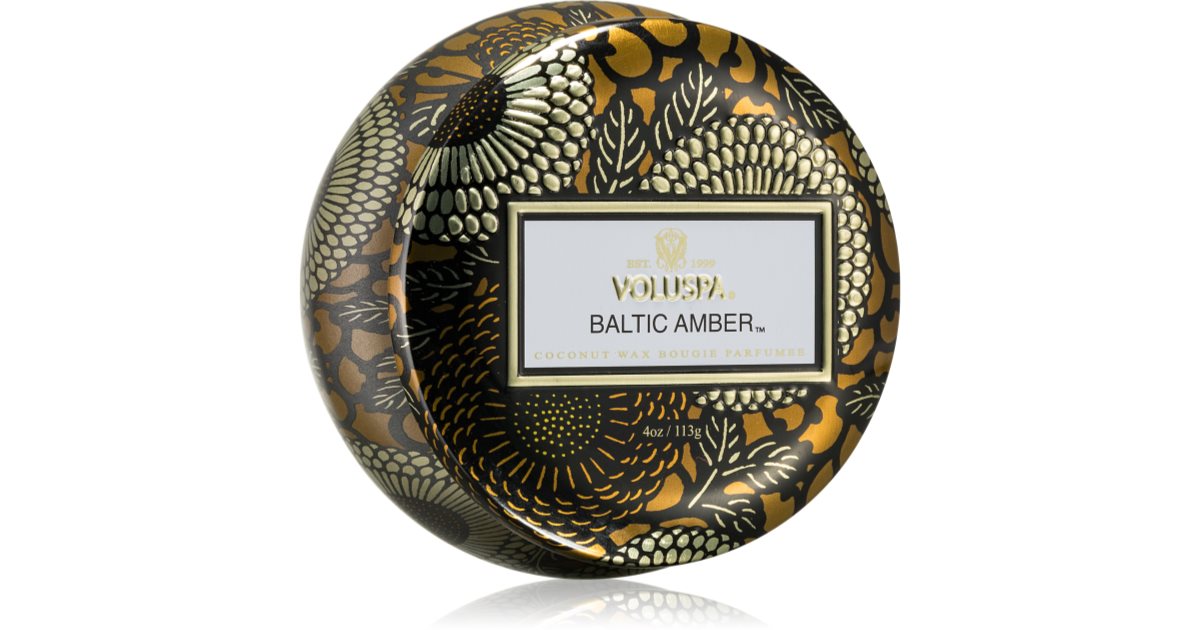 VOLUSPA Japonica Baltic Amber scented candle in a tin | notino.co.uk