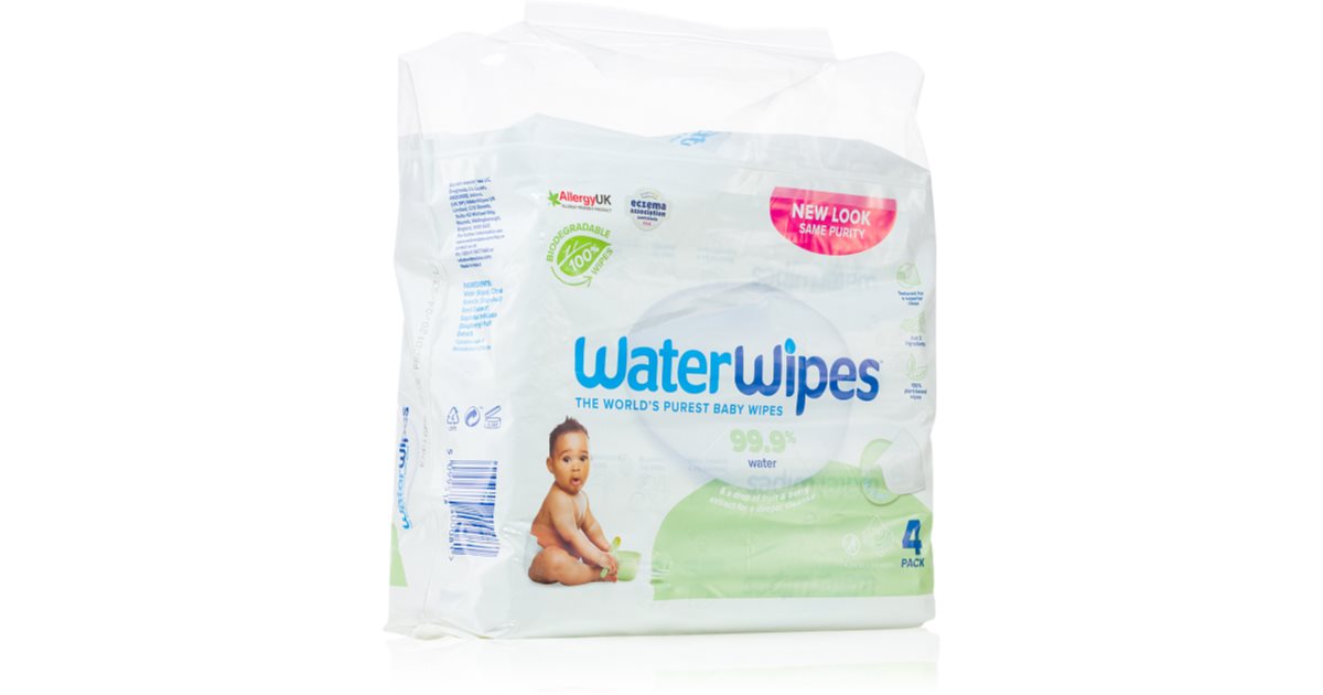 Water Wipes Baby Wipes Soapberry 4 Pack lingettes douces pour bébé