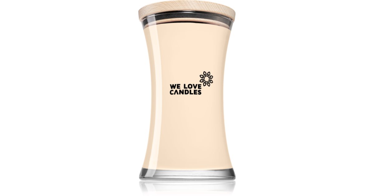We Love Candles Basic Cotton Breath scented candle with wooden wick ...