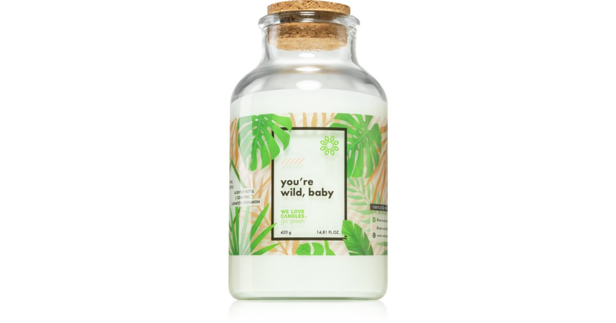 We Love Candles Go Green You’re Wild scented candle | notino.ie