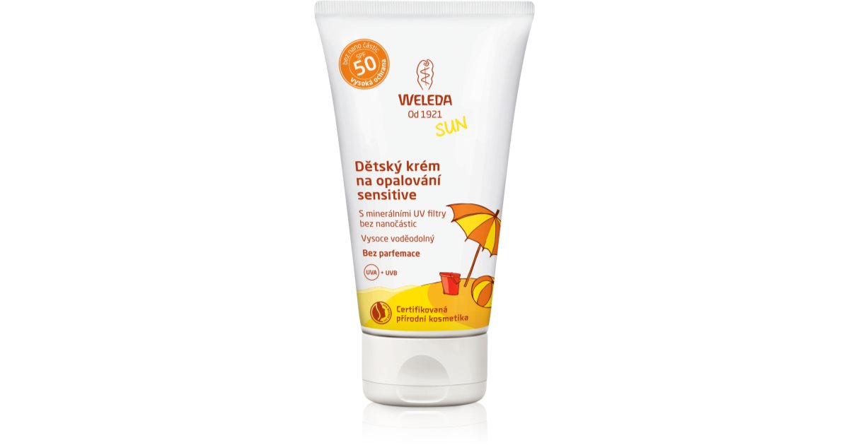 Weleda Sun detský krém na opaľovanie SPF 50 | notino.sk