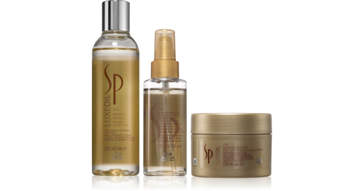Sp Set Wella Professionals SP Luxe Oil Set Economy Pack for perfect-looking ...