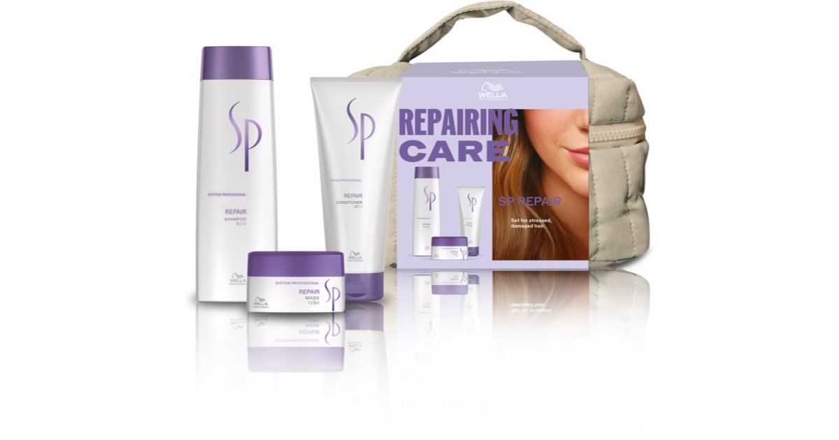 Sp Set Wella Professionals SP Repair Set Gift Set for damaged, chemically ...