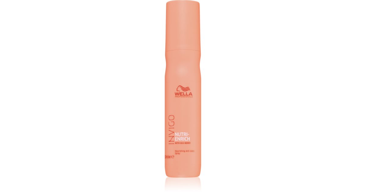 Wella Professionals Invigo Nutri Enrich Spray Sans Rin Age Pour Lisser Et Nourrir Les Cheveux