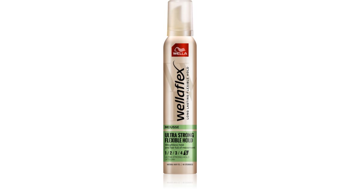 Wella Wellaflex Flexible Ultra Strong Mousse Fixante Fixation Ultra