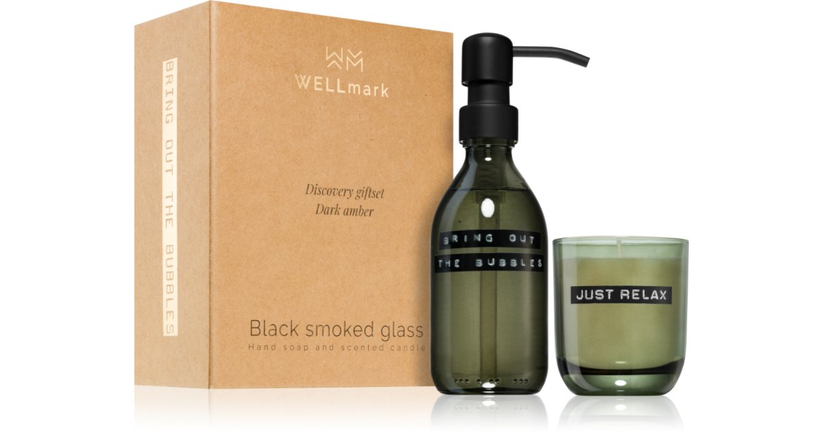Wellmark Black Smoked Glass coffret cadeau pour femme | notino.be