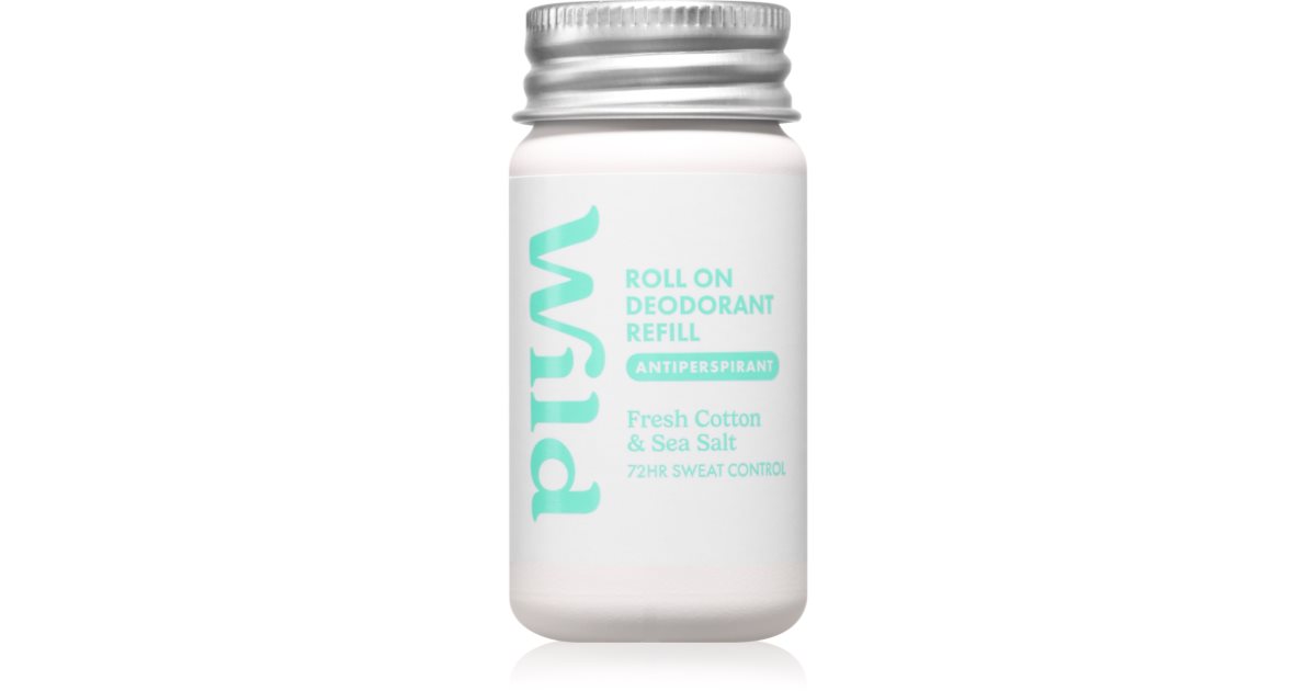 Sea Salt Java Refill Wild Fresh Cotton & Sea Salt Refill antiperspirant roll-on refill ...
