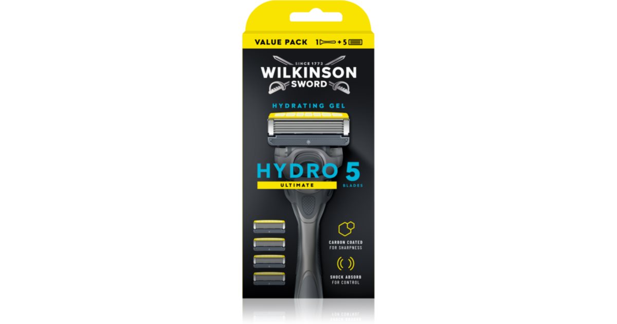Wilkinson Sword Hydro5 Skin Protection Advanced rasoio + lame di ricambio 4  pz