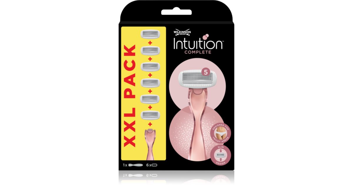 Wilkinson Sword Intuition Complete Razor + Replacement Head 6 pcs