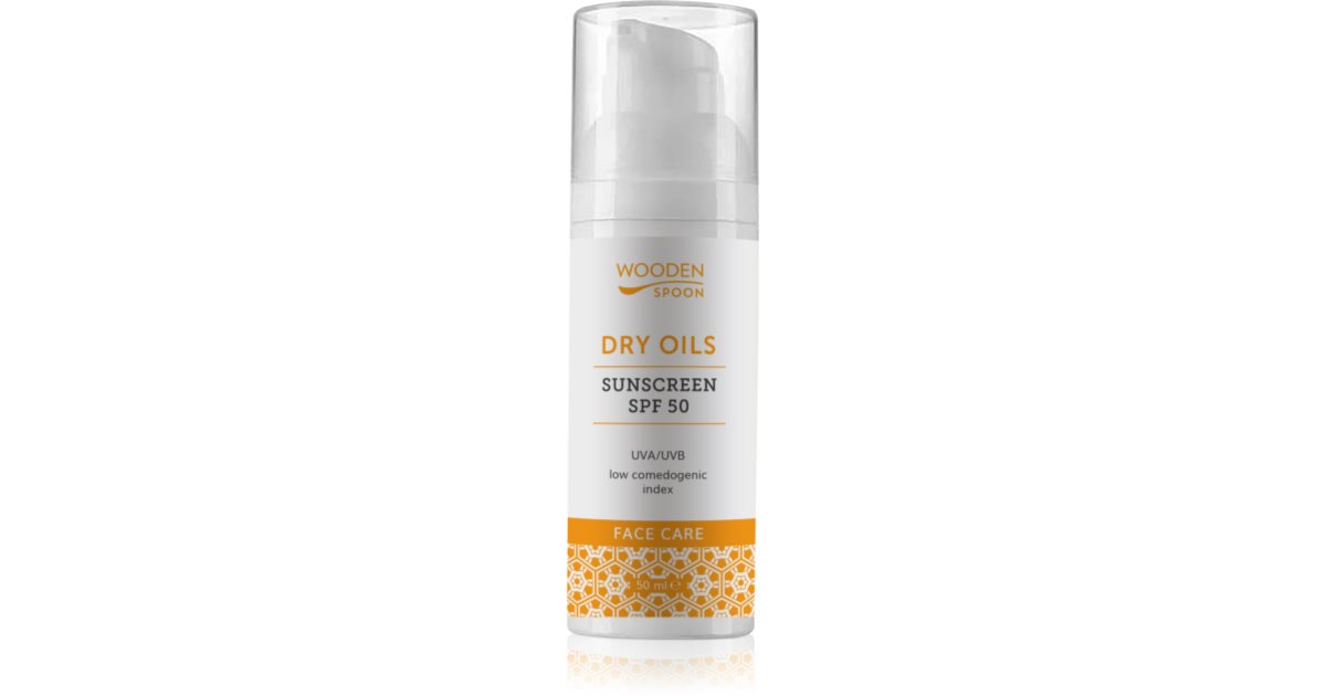 WoodenSpoon Dry Oils Sunscreen SPF 50 crema abbronzante SPF 50 | notino.it