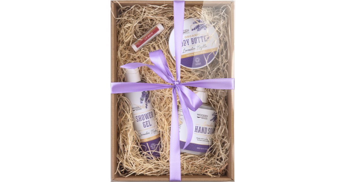 Woodenspoon Organic Lavender Nights Geschenkset Mit Lavendelduft Notino At