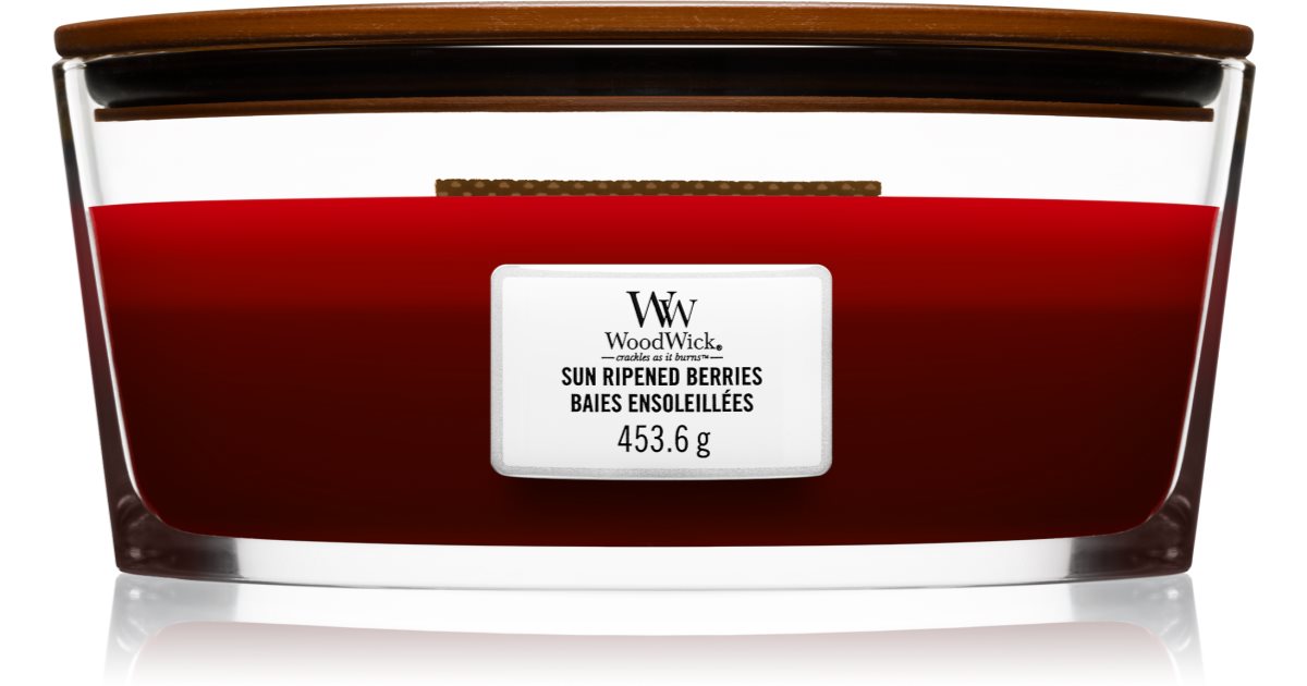 Woodwick Candela Grande Trilogy - Sun Ripened Berries