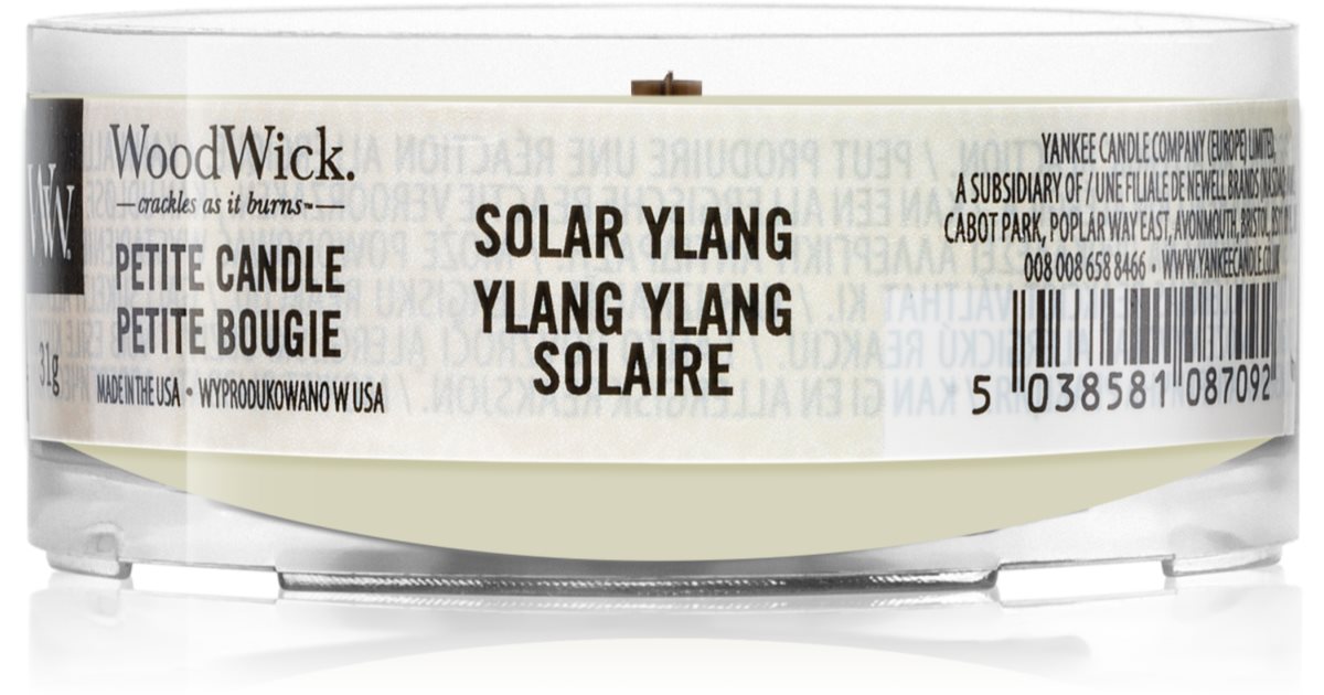 Woodwick - Candela Grande Solar Ylang ->