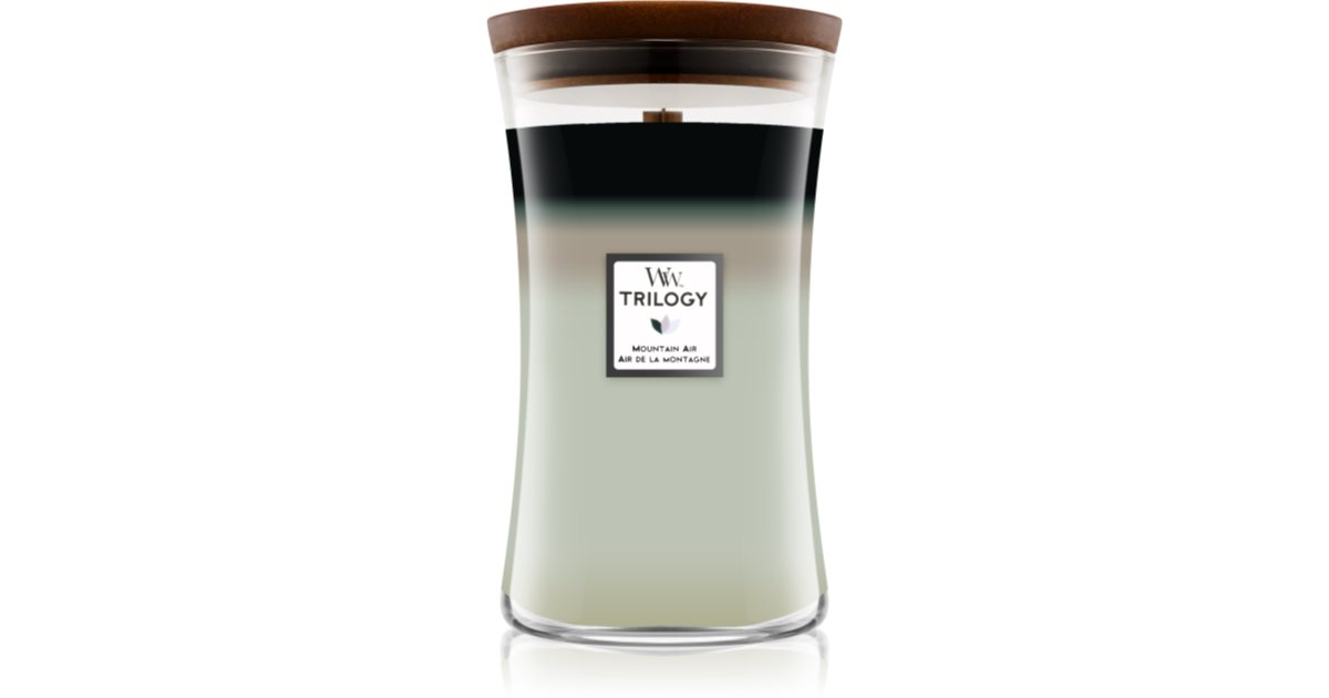 WoodWick Trilogy Mountain Trail Candele profumate